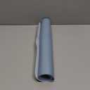 YSAGi Leather Desk Protector, Office Mat, Large Mouse Mat, Non-Slip PU Leather Blotter, Laptop Desk Pad, Waterproof Writing Pad for Office and Home (Ice Blue, 31.5" x 15.8")