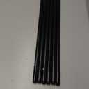 GeilSpace 6 Pack 1/2"  24" Pre-Cut Black Metal Pipe, Industrial Steel Fits Standard Half Inch Black Threaded Pipes and Fittings - Vintage DIY Industrial Shelving (1/2"  24")