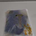 Sexy Floral Lace Bodycon Underwire Stocking Lingerie Set 4 Piece (3X-Large, Blue)