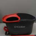 O-Cedar EasyWring Microfiber Spin Mop, Bucket Floor Cleaning System, Red, Gray, Standard