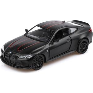 TOKAXI 1/36 Scale BMW M4 Diecast Model Cars,Pull Back Vehicles BMW Toy Cars,Cars Gifts for Boys Girls(Black)