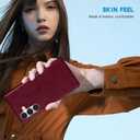 ZZXX for Samsung Galaxy S26 Wallet Case with [RFID Blocking] Card Slot Stand Strong Magnetic PU Leather Flip Fold Protective Phone Case for Samsung Galaxy S26 Case Wallet(Wine Red-6.2 inch)