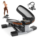 Sportsroyals Stair Stepper for Exercises-Twist Stepper with Resistance Bands and 330lbs Weight Capacity
