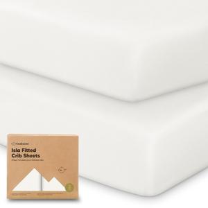 KeaBabies 2-Pack Baby Crib Sheets for Boys, Girls - 52x28 Viscose Derived from Bamboo Toddler Bed Sheets Neutral, Fitted Crib Mattress Cover for Standard Baby Bedding, Soft & Cozy (Soft White) KeaBabies 2-Pack Baby Crib Sheets for Boys, Girls - 52x28 Viscose Derived from Bamboo Toddler Bed Sheets Neutral, Fitted Crib Mattress Cover for Standard Baby Bedding, Soft & Cozy (Soft White)