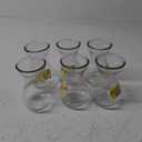 6Pcs Small Glass Hyacinth Vases Set - Clear Mini Bud Flower Vases with Twine Ropes for Home & Wedding Table Centerpieces Decor, Bulb Forcing, Avocado Planting