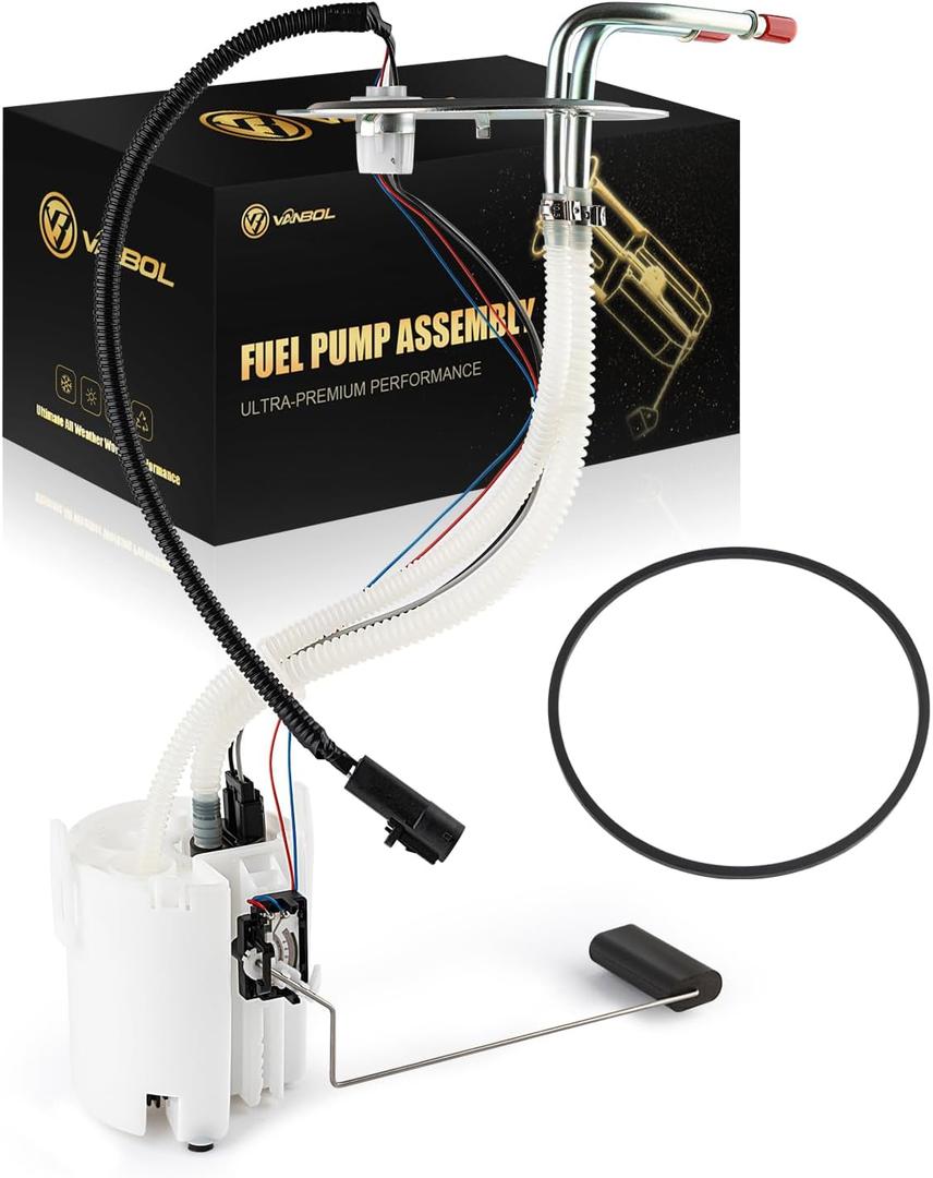 Electric Fuel Pump Assembly Compatible with 1999-2004 Ford F250 F350 F450 F550 Super Duty Front V8 V10 5.4L 6.8L 6.0L 6.3L GAS Diesel 29 Gallon 142 156 WB Replace E2238M, 3C3Z-9H307EB