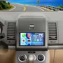 Slakerbe Android 14 Double Din Car Stereo Radio for Nissan Sentra 2007-2012,7" Touchscreen Car Radio w/Wireless Carplay Android Auto GPS WiFi Bluetooth RDS DSP SWC Mic Backup Camera