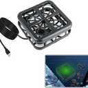 1500W Outdoor Pond Deicer, Thermostatically Controlled Heater, Thermo-Pond Climate Deicer, Winter Oxygen Exchange for Live Fish，Keep Pond Not Frozen in Cold Weather (1500Watt)