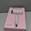 ANNLARY Hair Dryer with Comb | 1800W Blow Dryer with Diffuser for Curly Hair | Plasma Ionic Hairdryer for Frizz Control | Foldable & Protable Design for Travel | 6.5 ft ALCI Cord for Women and Men