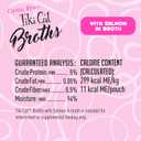 Tiki Cat Born Carnivore Broths, Salmon Recipe, Hydration and Flavor Supplement Cat Food Topper, 1.3 oz. Pouch (Pack of 12)