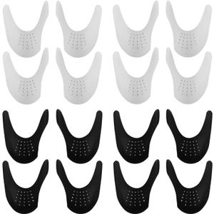 8 Pairs Crease Protectors for Shoes, Sneaker Crease Guards, Shoe Crease Preventer, Anti Crease Shoe Protectors, Shoe Guards for Creases, for Air Force Men Women Prevent Shoes Crease