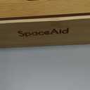 SpaceAid Bag Storage Organizer for Kitchen Drawer, Bamboo Organizer, Compatible with Gallon, Quart, Sandwich and Snack Variety Size Bag (1 Box 4 Slots)