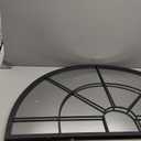 WAMIRRO Arched Window Pane Mirror Decor,Farmhouse Mantel Mirrors for Fireplace/Living Room,24"X40"