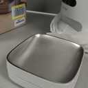 Automatic Cat Feeder, WiFi Smart Scale Tracks Pet's Food Intake, App Control, 3.6L Timed Food Dispenser for Cats and Dogs, Up to 10 Meals Per Day, Stainless Steel Bowl, Dual Power Supply