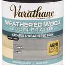 Varathane 313835 Weathered Wood Accelerator, Quart, Gray