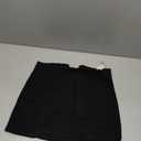 Cider Women's Black Asymmetrical Wrap Mini Skort Size M Casual