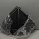 Fire Pit Spark Screen, Fire Pit Screen 36 Inch Round with Handle & Poker, Collapsible Heavy Duty Mesh Fire Pit Cover Fire Pit Lid for Outdoor/Patio/Backyard/RV Camping/Beach (Black)