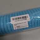 Soft Blue Metallic Deco Mesh Ribbon – 10" x 10 Yards Roll for Wreaths, Crafts, Christmas & Halloween – Sparkly Decorative Mesh for Holiday DIY, Gift Wrapping & Party Decor (1 Roll)