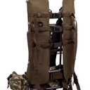 TR Aluminum External Frame Backpack, Adjustable Hiking Hunting Pack, Camo | Heavy-Duty, Top Frame Adjusts 34"-40", Thick Foam Straps & Waist Belt For Large Heavy Loads, Ideal For Outdoor Camo Hunting