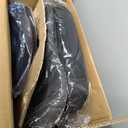 Office Desk Chair for Long Hours & Lower Back Pain Relief  4 Thick Molded Foam Cushion, Enhanced Lumbar Support, Padded Flip-up Armrests, Ideal for Office or Study, Black