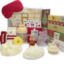 Gift Baskets for Women, 12Pcs Birthday Self Care Gifts, Spa Relaxation Get Well Soon Package, Thinking of You Sympathy Box with Cup Bath Bombs Scented Candle Fuzzy Socks for Mom, Sister, Friend, Her