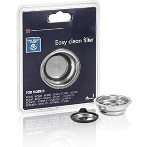 One Cup Easy Clean Filter Cream For Delonghi Coffee Machine EC331 EC680 EC685 EC695 EC820 EC850 EC860 ECF01 ECO311 ECP31 ECP3220 ECP33 ECP3420 ECP35 ECP3630 ECZ351 ECF01 5513280991 DLSC400