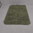 OLANLY Bathroom Rugs 30x20, Extra Soft Absorbent Chenille Bath Rugs, Rubber Backing Quick Dry, Machine Washable Bath Mats for Bathroom Floor, Tub and Shower, Home Decor Accessories, Sage Green
