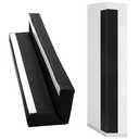 ROYALAY Wall Corner Guard, Heavy Duty Corner Protectors for Safety, Foam Basketball Court, Waterproof 2 Sides Corner Pad for Gyms, Basketball Court, Playrooms, Garages, Black