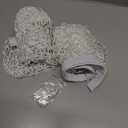 Hammock Mesh Toy Net Stuffed Animal Hammock Mesh Toys Net for Kids Jumbo Large Storage Mesh Net for Pet Corner Animal Hammock Stuffed Animals Wall Hanging Organizer Christmas Gift (White) 2PACK