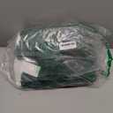 Green Sherpa Fleece Throw Blanket 50”×60” for Couch Sofa Bed,Double Side Soft Fuzzy Cozy Plush Thick Flannel Blanket with Striped Design Gift for Adults,Woman,Girls