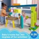 Fisher-Price Baby Learning Toy Laugh & Learn Ultimate Playhouse with Smart Stages & 9 Pretend Play Accessories, Infants & Toddlers Ages 6+ Months, 12x8x4 Inches When Fully Assembled