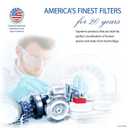 APEC Water Systems Ultimate RO-Hi Top Tier Supreme Certified High Output Fast Flow Ultra Safe Reverse Osmosis Drinking Water Filter System