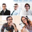 CCVOO Reading Glasses for Women/Men, Eyeglasses, Blue Light Readers for Women/Men, Computer Eye Glasses, Cheaters +2.50