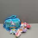 KMUYSL Toys for 18 Months+ Year Old Girls, Plush Stuffed Animal with 5 Unicorn Babies in Plush Bag Toy, Soft Plush Toys Set, Christmas Birthday Gifts for 2 3 4 5 6 7 8 Girls Boys Baby, Toddler, Kids