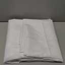 sancua Rectangle Tablecloth - 70 x 120 Inch - Stain and Wrinkle Resistant Washable Polyester Table Cloth, Decorative Fabric Table Cover for Dining Tables, Buffet Parties and Camping, White