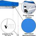 Sunnyglade 6x4 Ft Pop-Up Canopy Tent Outdoor Portable Instant Shelter Folding Canopy with Carry Bag(Royal Blue)