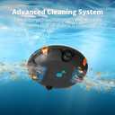 LVKE L1 Cordless Robotic Pool Cleaner, Pool Vacuum with Upgraded Obstacle-Crossing, 70 Mins Runtime, Powerful Suction, Auto-Parking, Ideal for Above Ground Flat Pools up to 38 Feet, Blue