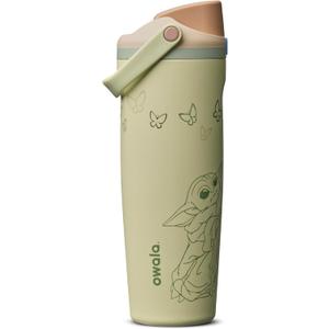 Owala Star Wars FreeSip Sway Insulated Stainless Steel Water Bottle with Two-Way Spout, Built-In Straw and Bucket Handle, Made for Travel, School, and Sports, 30oz, BPA Free, Leak Proof, GroGu