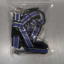 BARKLESS Muzzle Leash for Heavy Pullers, No Pull Stylish Head Halter for Small and Medium Aggressive Dogs, Gentle Dog Face Harness Stops Pet Pulling and Choking on Walks, Adjustable Head Collar (M (Snout Cir: 9"-11), Blue)