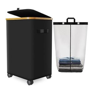 150L Laundry Hamper Screw Parts Kit, Black