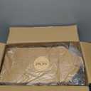 50 Pack 70 oz Large Take Out Food Containers - Heavy Duty Microwavable Kraft Brown Paper To Go Box #3 - Grease Resist Paper Lunch Box Cardboard Take Out Box for Restaurant, Household, Party