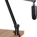 Blue Yeti Microphone Boom Arm - Upgraded Heavy Duty Blue Yeti Boom Arm, Hidden Cable Management, Stable Desk Clamp, Blue Yeti Mic Stand Compatible with Yeti Microphone, HyperX QuadCast, Shure SM7B (Upgraded Large Blue Yeti Boom Arm)