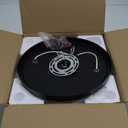 Flush Mount Ceiling Light Fixtures, 2-Light Black Ceiling Mount for Farmhouse with Clear Glass Lampshade, Industrial Flush Mount Light Fixture for Hallway, Kitchen, Entryway and Foyer