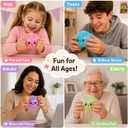Light Purple and Blue Dumpling Squishies New Mystery Squishies Dumpling with Box Stress Relief Balls Sensory Toys Desk Squeeze Toys Gift(2PCS)