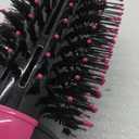 REVLON One-Step Volumizer Hair Dryer and Styler, Improved Motor for Less Frizz, More Shine, and Reduced Heat Damage for Salon Style Round Brush for Blowout, Black (1.0 VOLUMIZER UPDATED MOTOR LIFE, Black Pink)