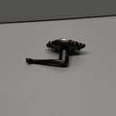 SCHLAGE F51A FLA 716 BRK Flair Lever with Brookshire Trim Keyed Entry Lock, Aged Bronze