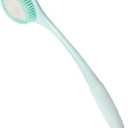 BEDELITE Back Scrubber for Shower, Soft Bath Brush Long Handle for Men & Women(16.4 Inches), Anti Slip Body Scrubber Exfoliator for Cleaning(Blue)