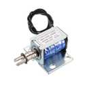 uxcell DC Push Pull Type Solenoid Electromagnet, DC24V 4.8W 40g 10mm, Open Frame Type, Linear Motion