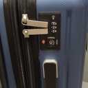 LEVEL8 Grace Carry on Luggage Airline Approved, 20 Inch Expandable Hard Sided Luggages with Spinner Wheels, Harshell Small Rolling Suitcase for Women Men with Tsa Lock, Blue