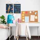 URLLUAE Rocket Space Wall Art Posters for Kids Room, Outer Space Planet Motivational Poster Hanger Frame for Boys Bedroom Classroom Nursery Playroom Wall Decor, 12x16 Inch Set of 2